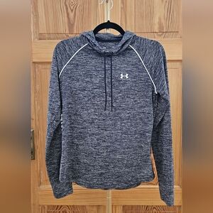 Under Armour Grey & Blk Hoodie Size Med